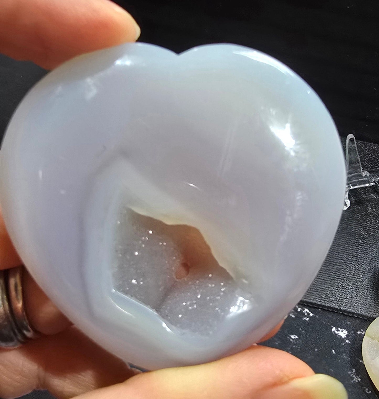 Agate Heart Carvings – Polished Natural Agate