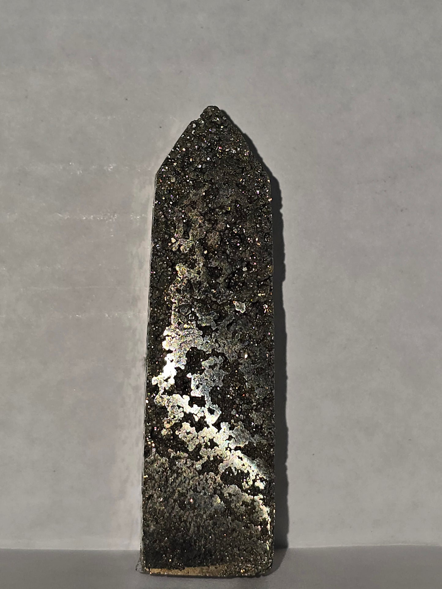 Druzy Pyrite Tower