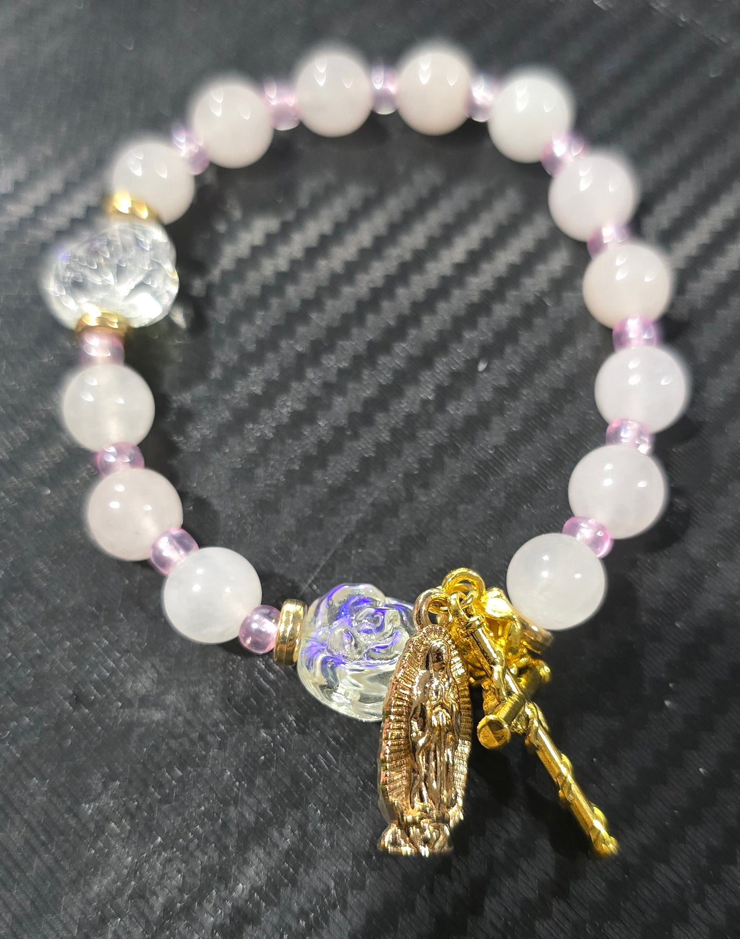 Rose Quartz 8mm Decade Bracelets – Natural Stone Jewelry