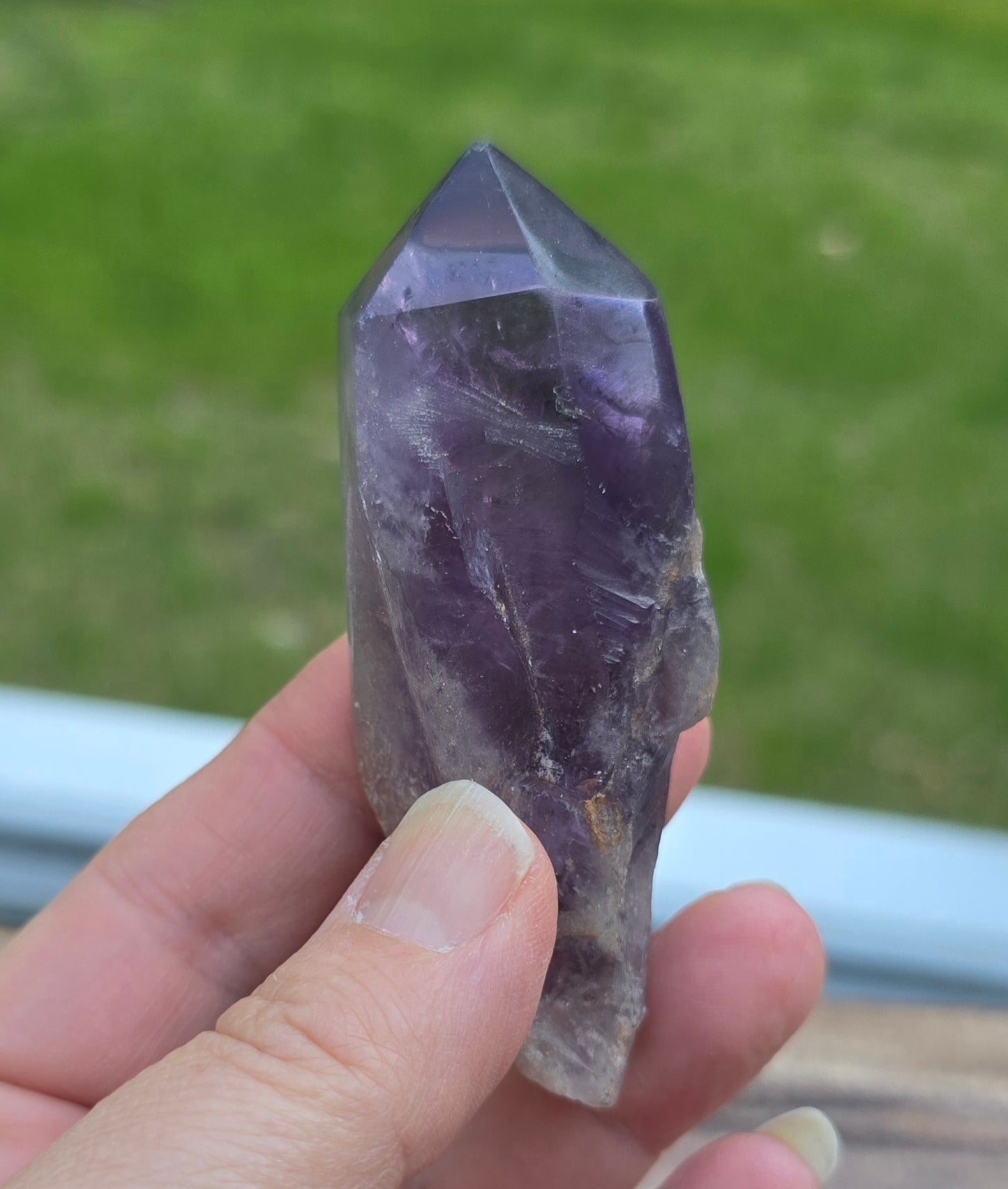 Polished Amethyst Raw Points from DRC – Natural Mineral Specimen