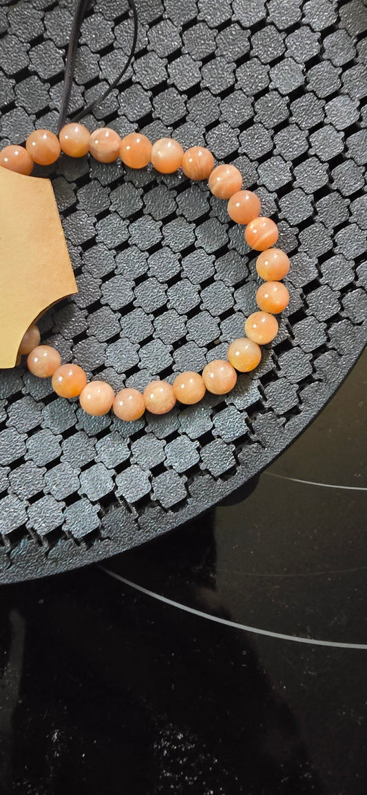 Black Moonstone 6mm Bracelets