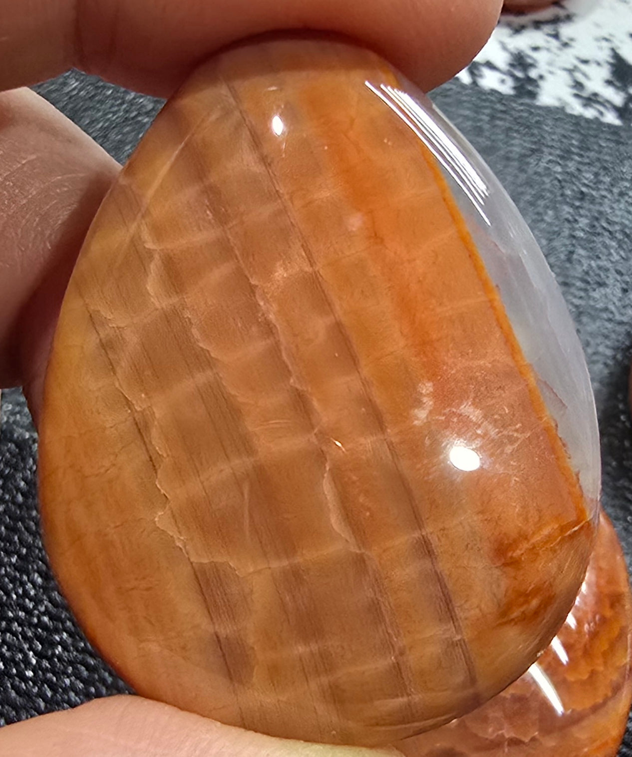 Snakeskin Agate Palm Stones 20.18 grams