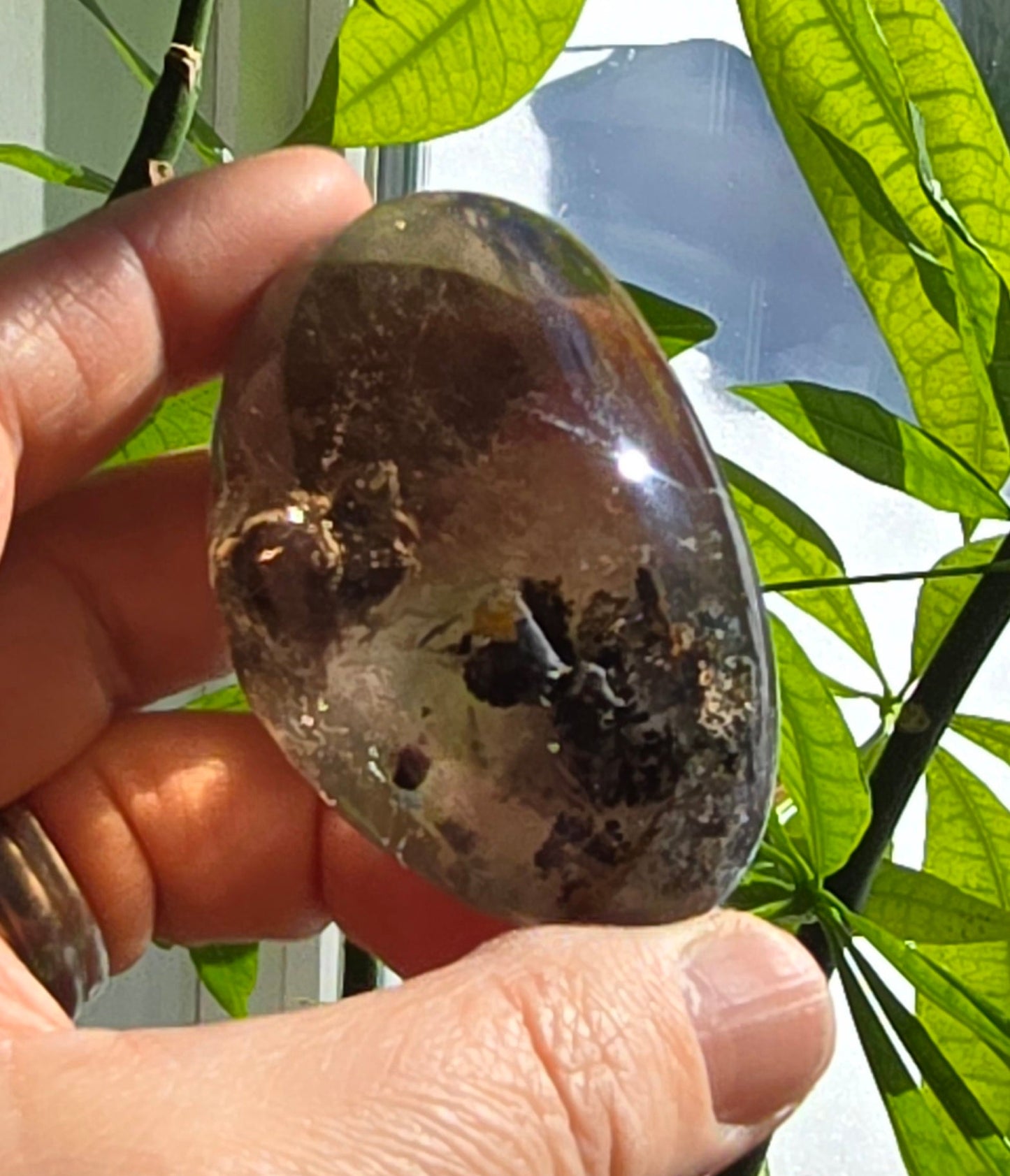 Garden Quartz Lens – Natural Quartz from Brazil
