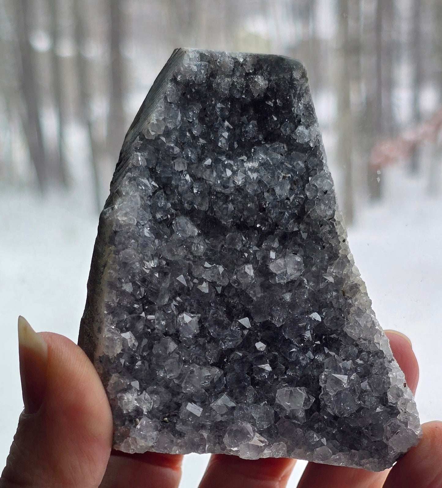 Rainbow Amethyst Cut Bases – Natural Stone from Uruguay