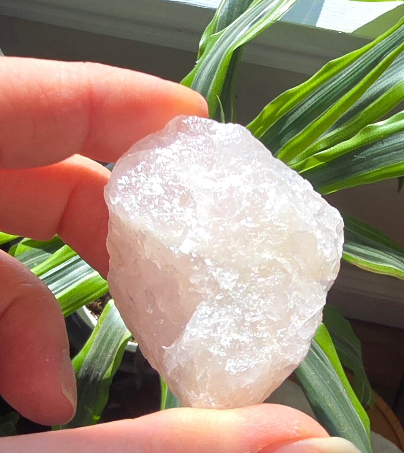 Raw Rose Quartz Tumble Quartz tumble stone - Genuine N