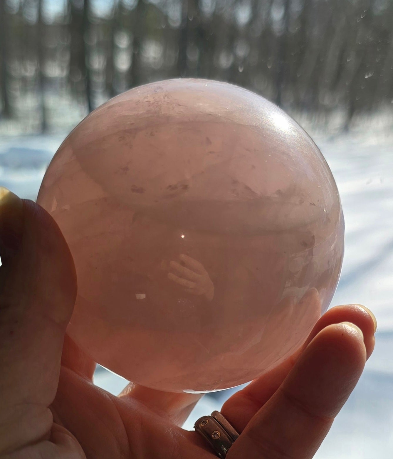 Rose Quartz Spheres – Polished Natural Quartz