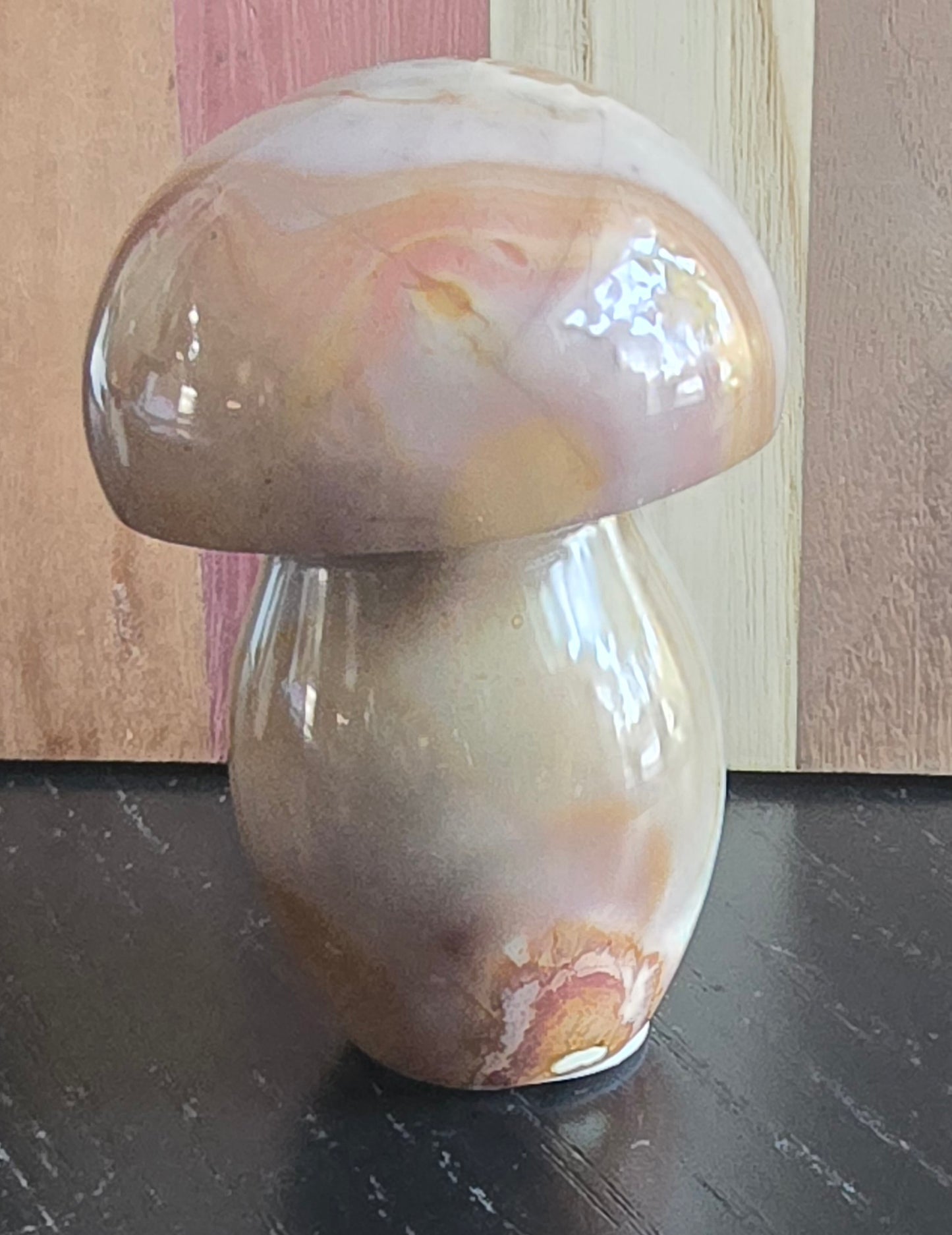 Polychrome Jasper Mushroom Carvings – Polished Natural Jasper