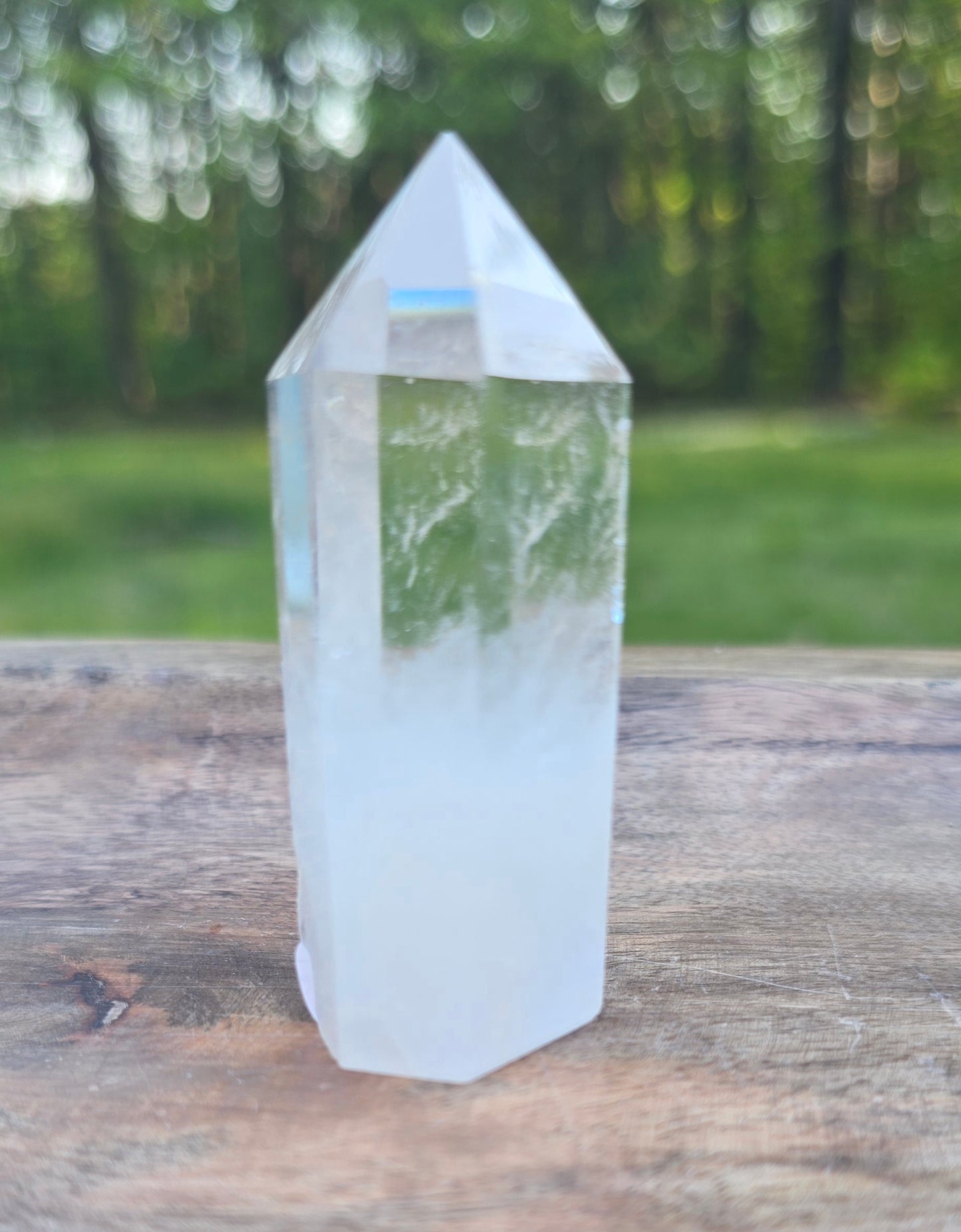 Clear Quartz Tower – Polished Natural Quartz