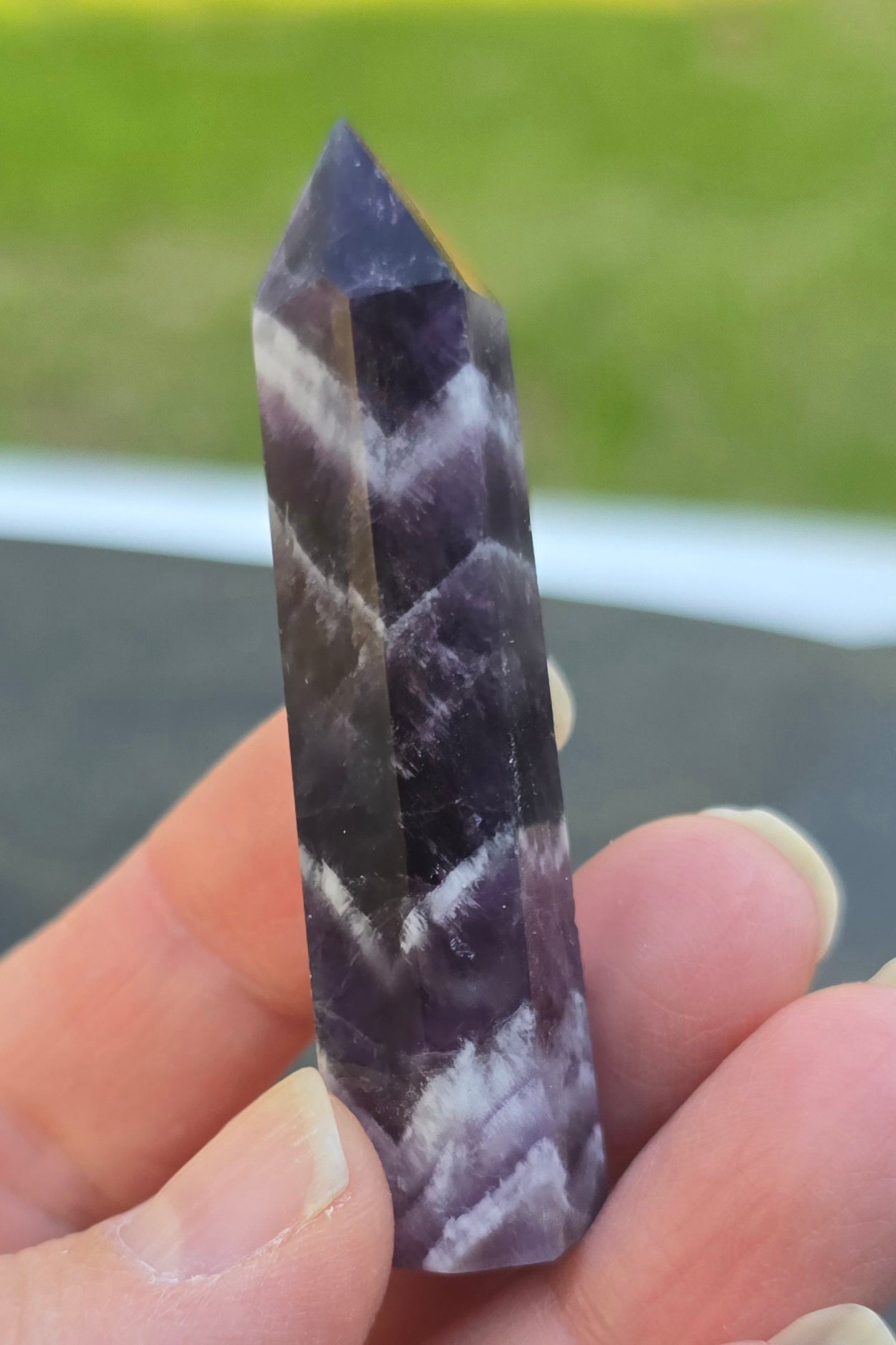 Chevron Amethyst Towers – Natural Mineral Specimen
