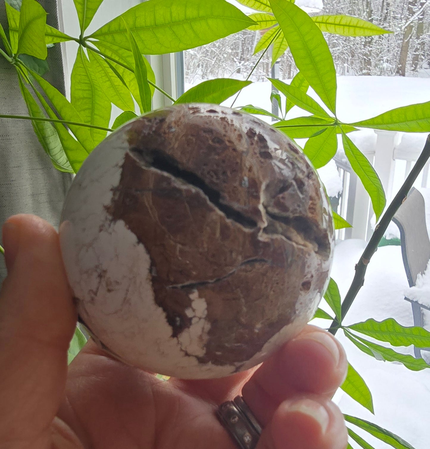 Wild Horse Manganese Natural Stone sphere