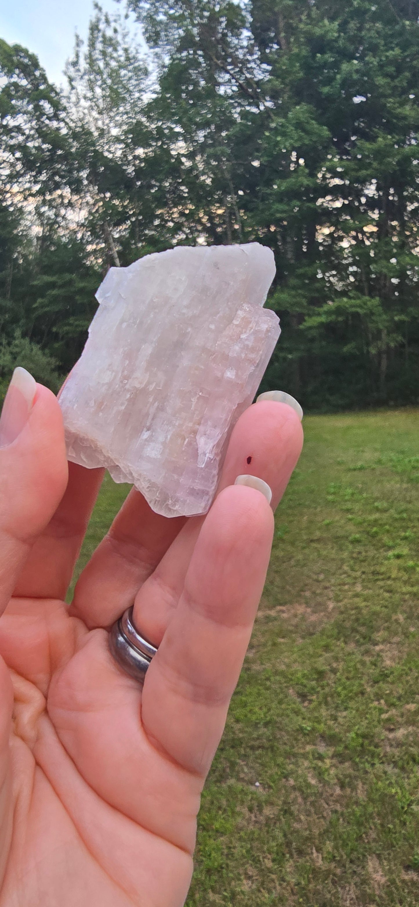 Spodumene  var-Kunzite (fl2)