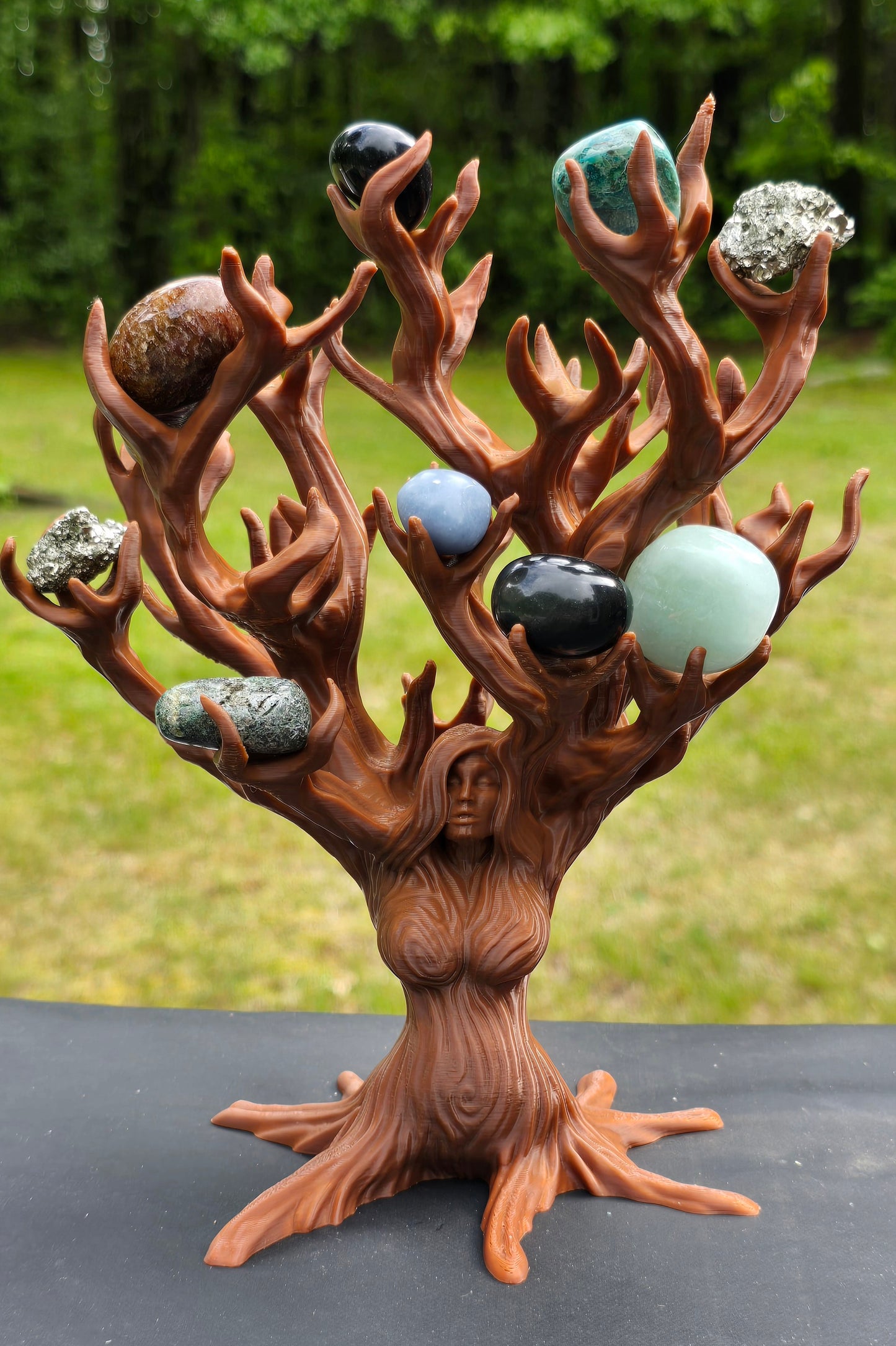3D Printed Tumble Tree – Unique Crystal Display Décor