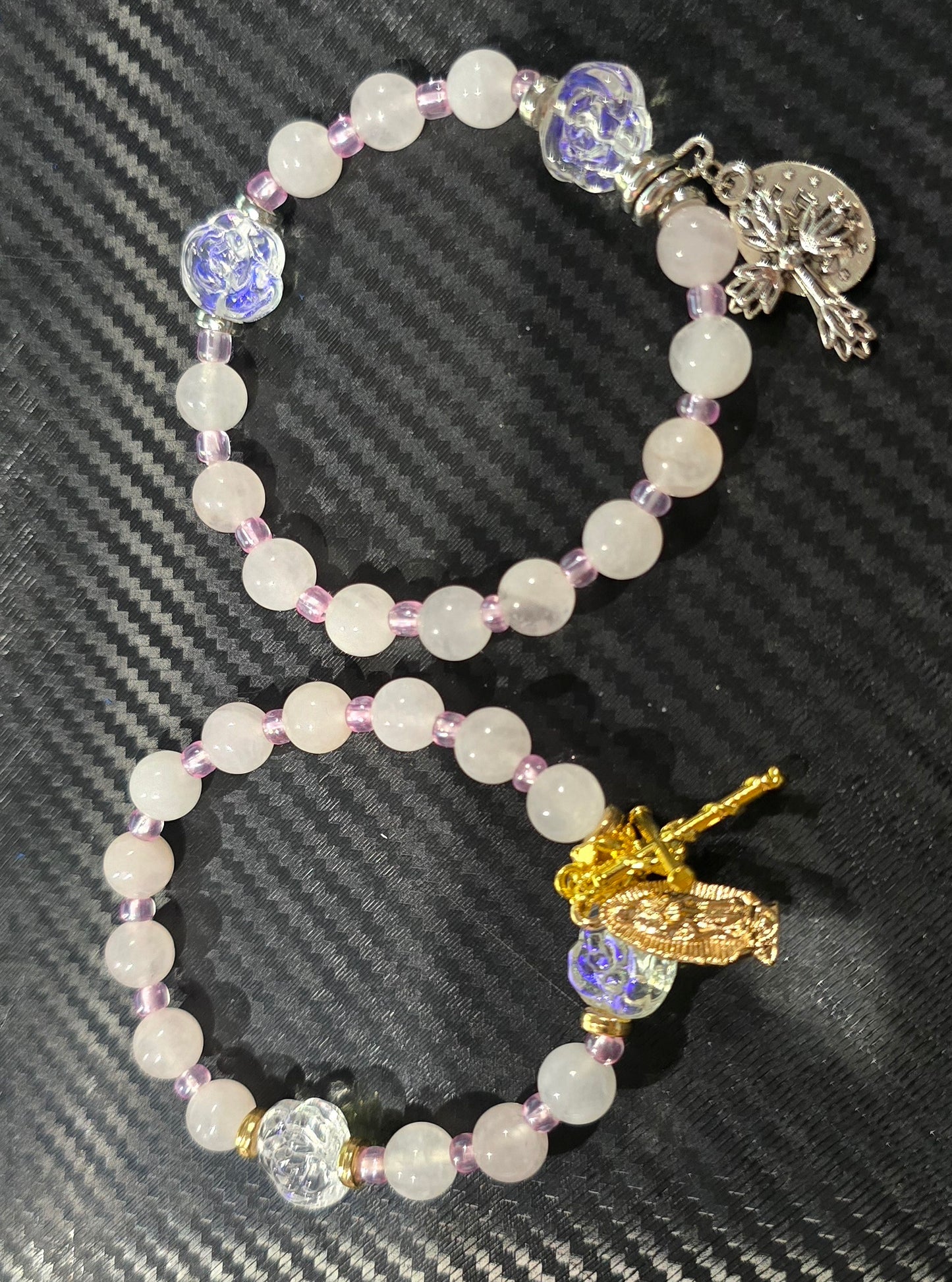 Rose Quartz 8mm Decade Bracelets – Natural Stone Jewelry