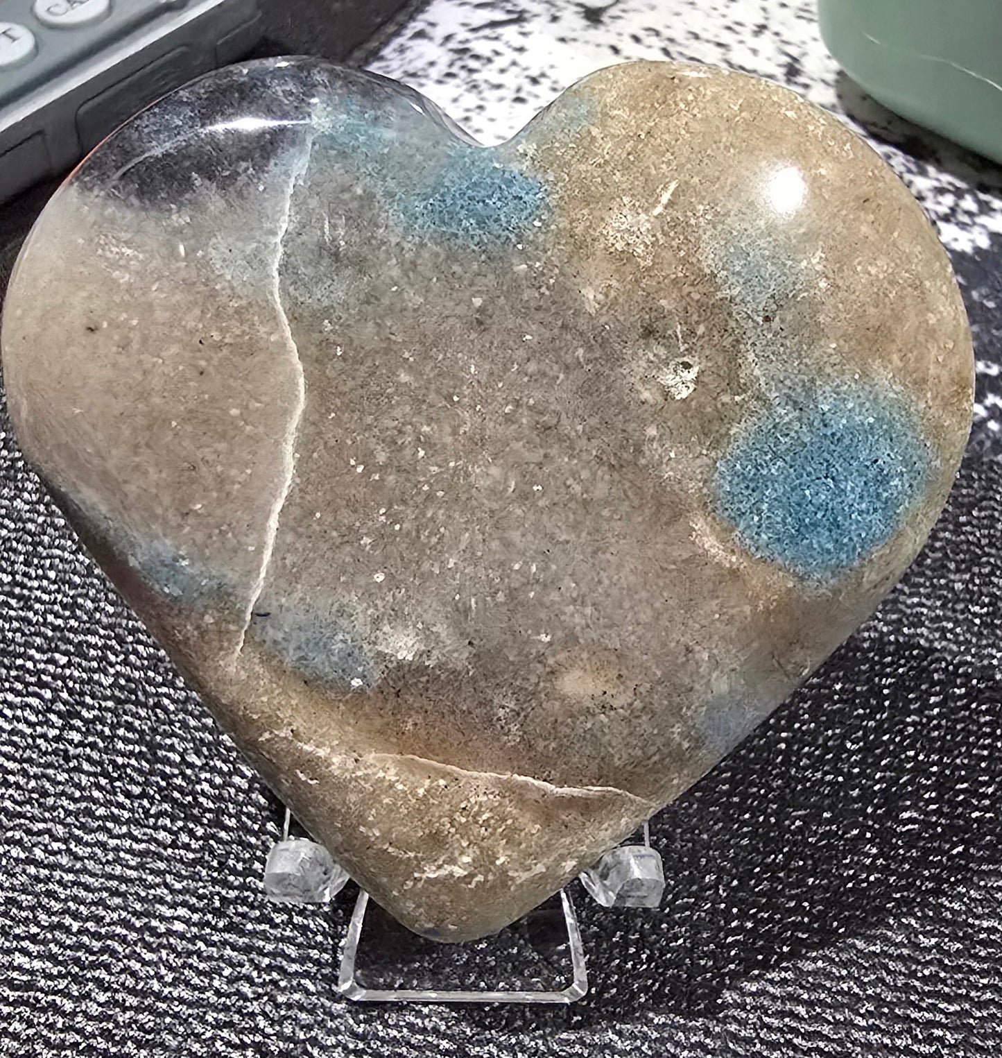Trolleite Heart Carvings – Natural Mineral Specimen