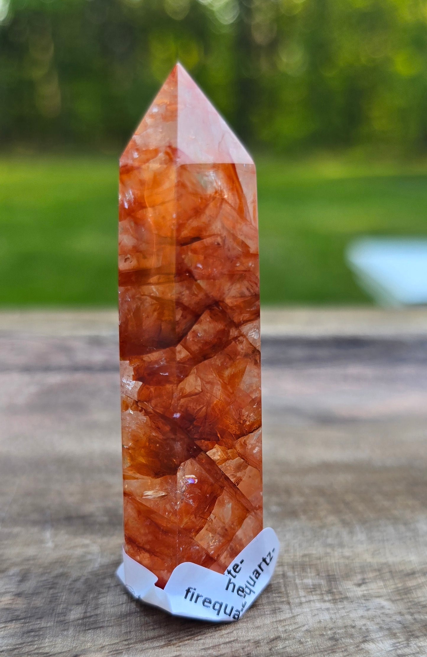 Hematite Fire Quartz Towers – Polished Natural Quartz