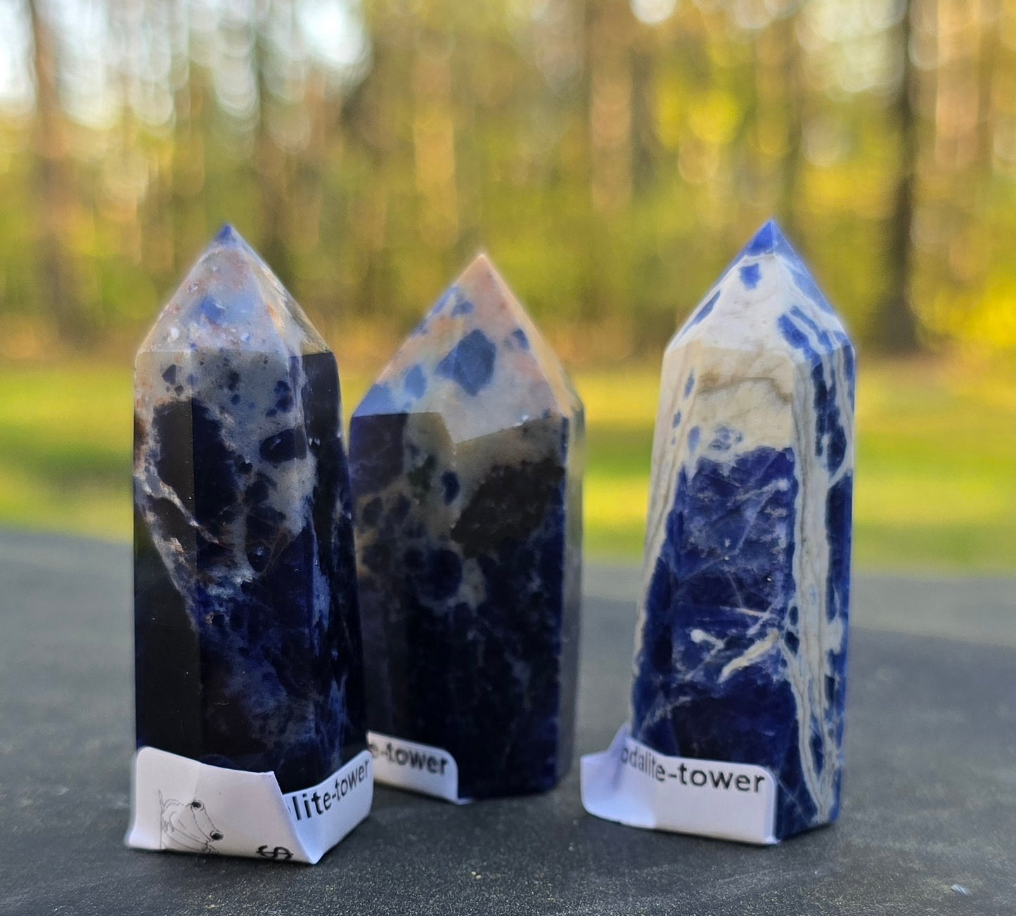 Sodalite Towers – Polished Natural Stone