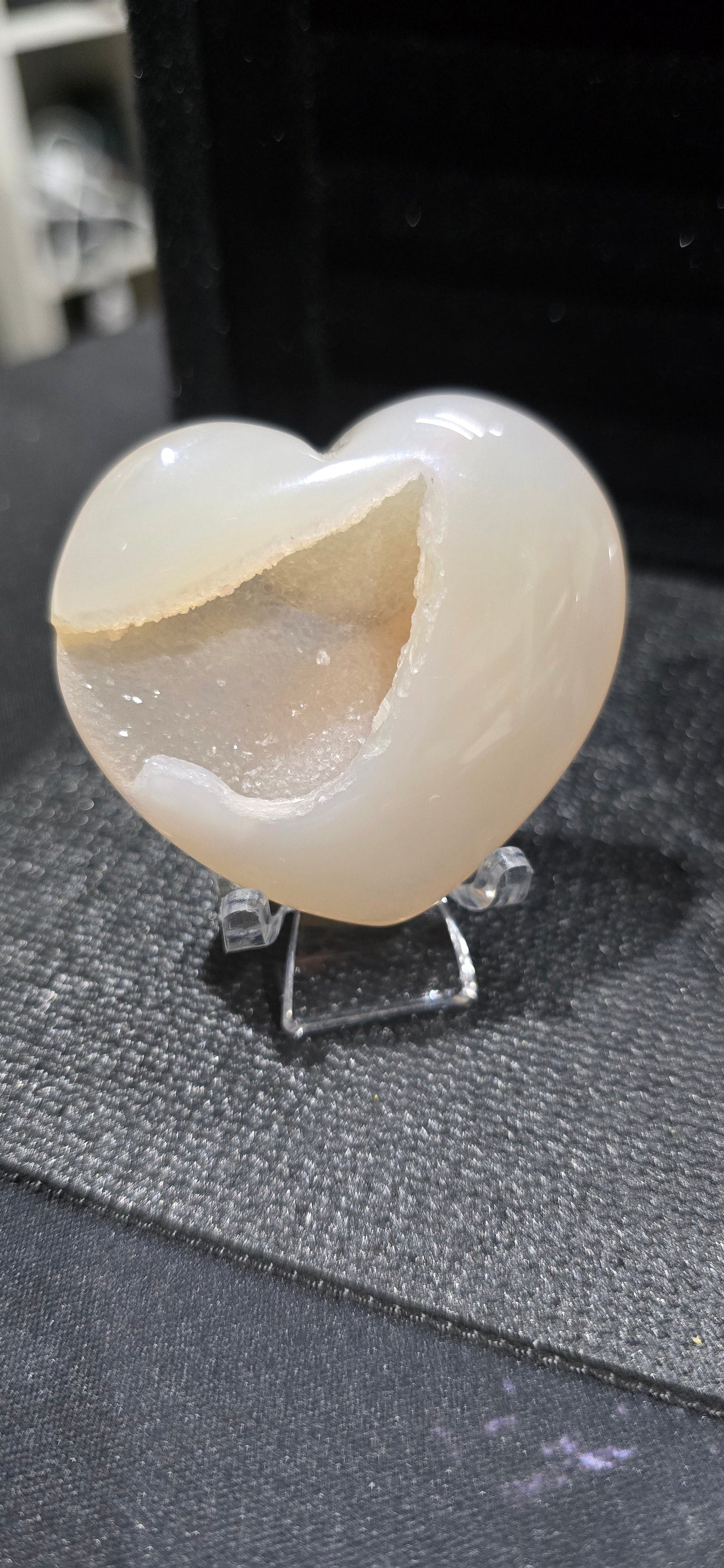 Agate Heart Carvings – Polished Natural Agate