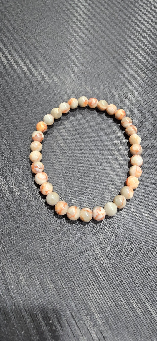 Red Vein Jasper6mm Bracelet