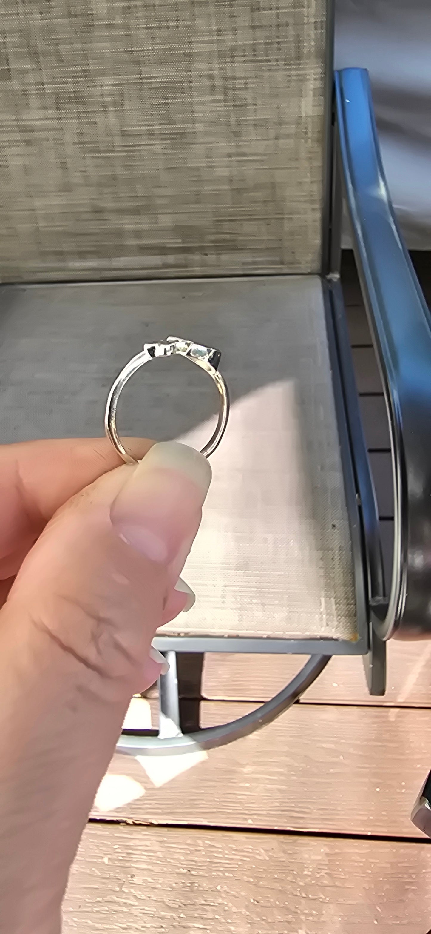 Labradorite Moon/ Star Ring