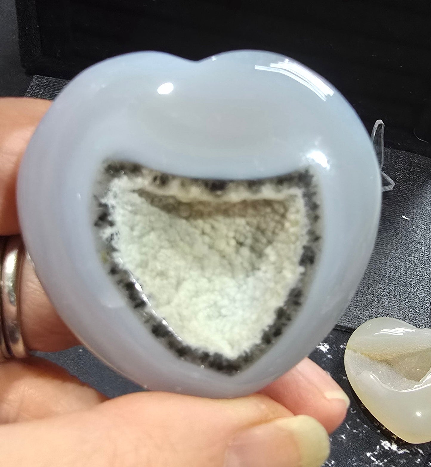 Agate Heart Carvings – Polished Natural Agate