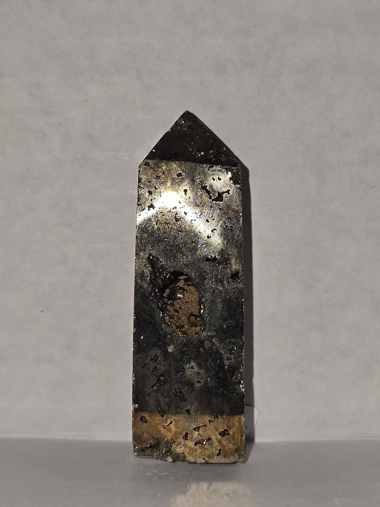 Druzy Pyrite Tower