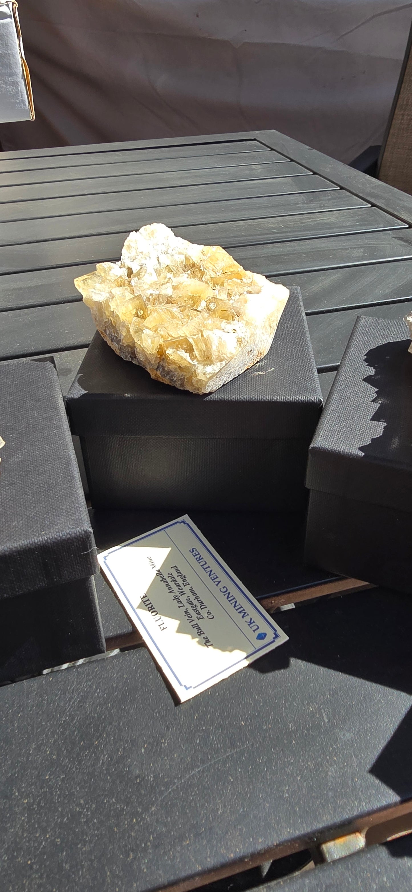the bull vein Pocket Fluorite