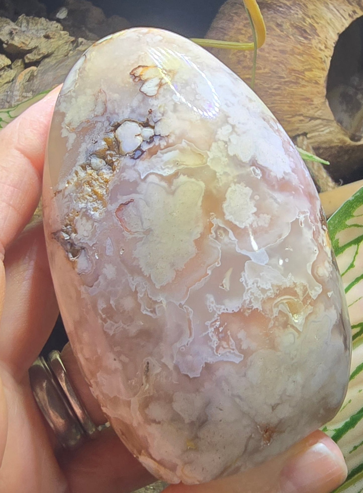 Flower Agate Freeform – Polished Natural Agate
