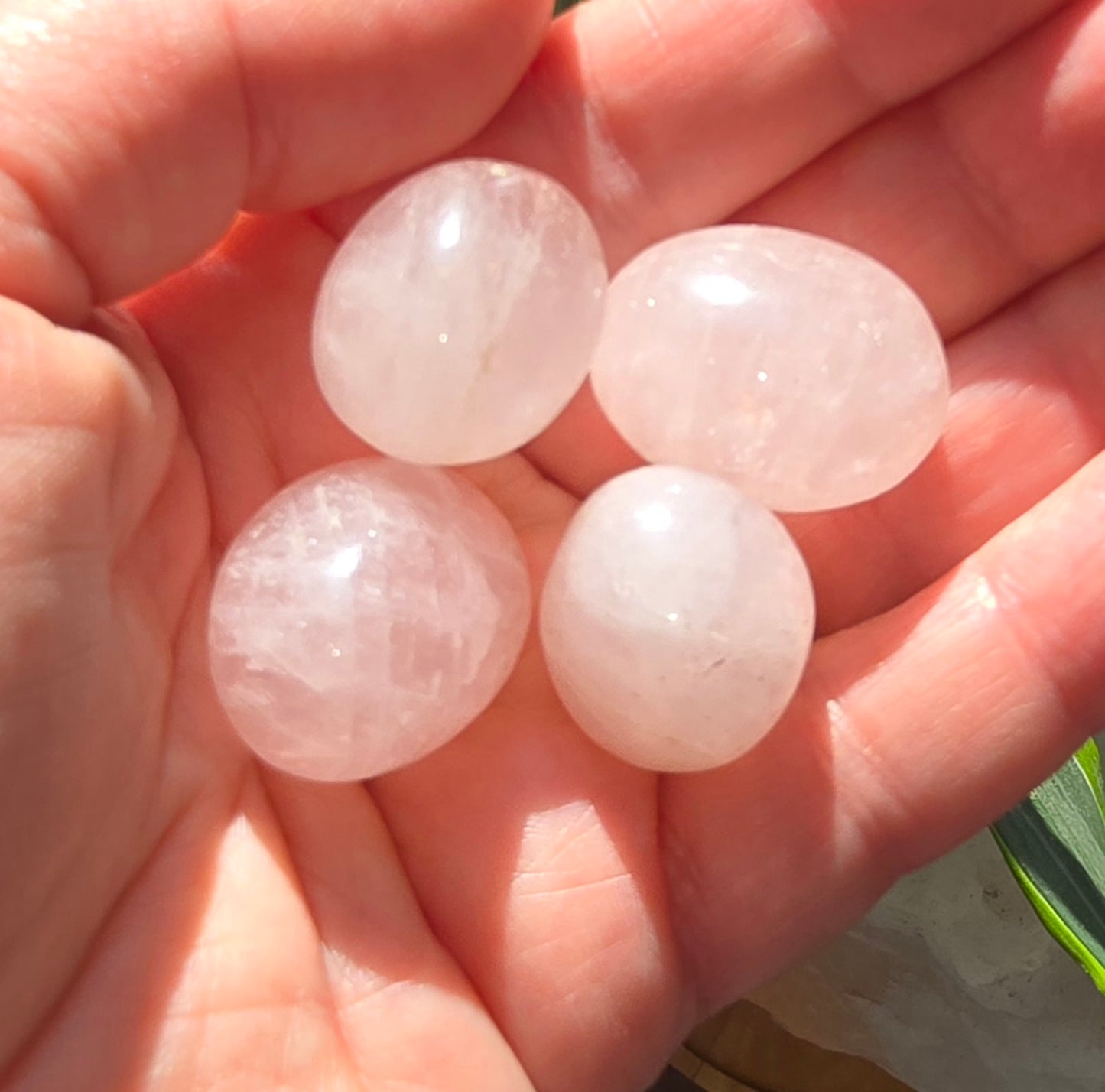 Rose Quartz Polished Tumbles – Natural Quartz