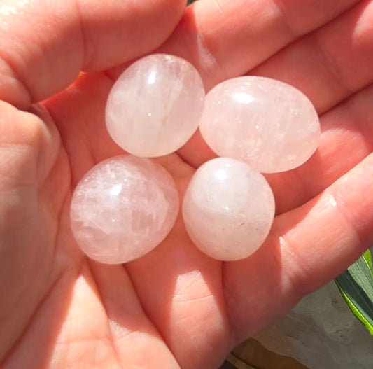 Rose Quartz Polished Tumbles – Natural Quartz