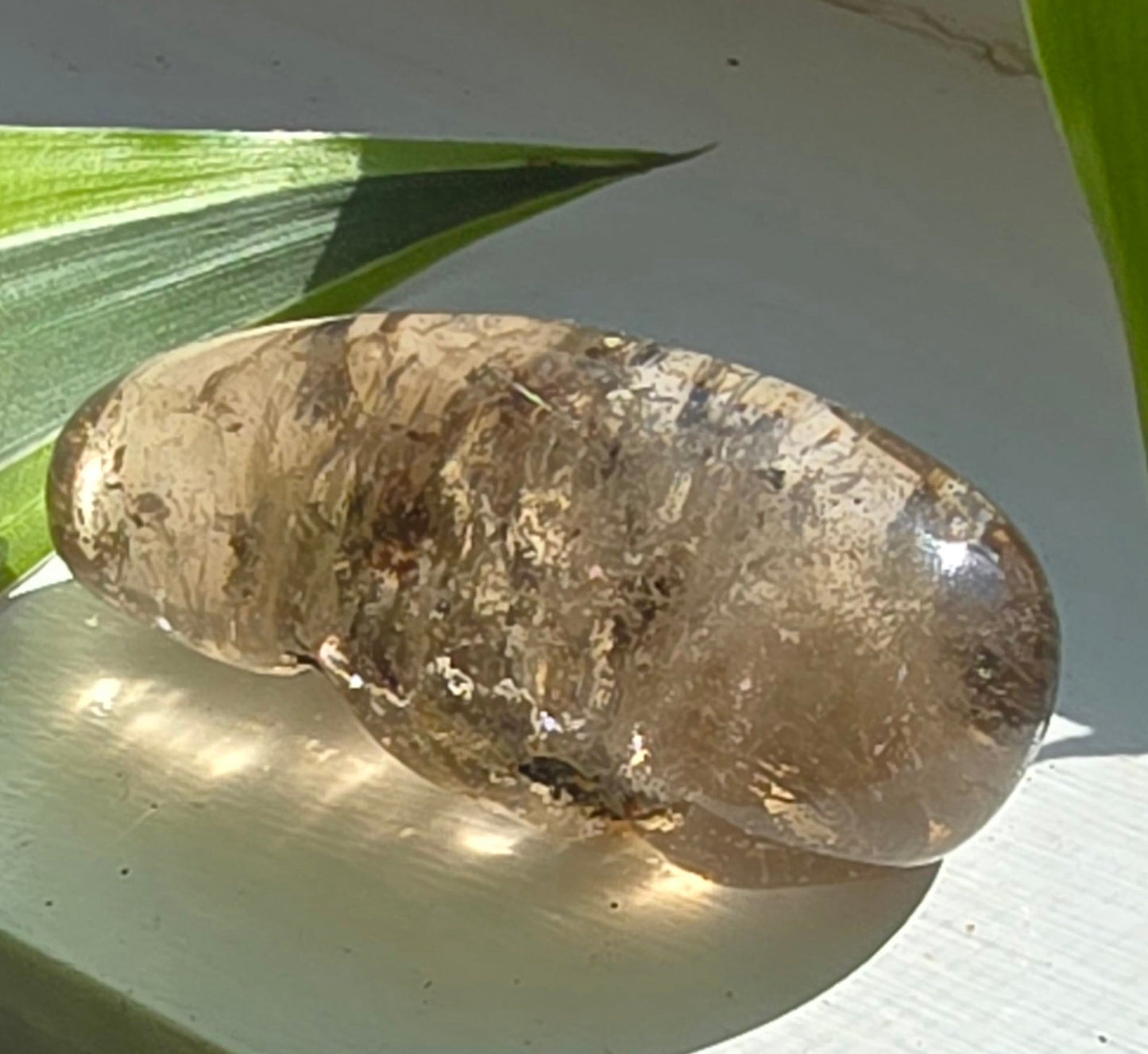 Garden Quartz Lens – Natural Quartz from Brazil