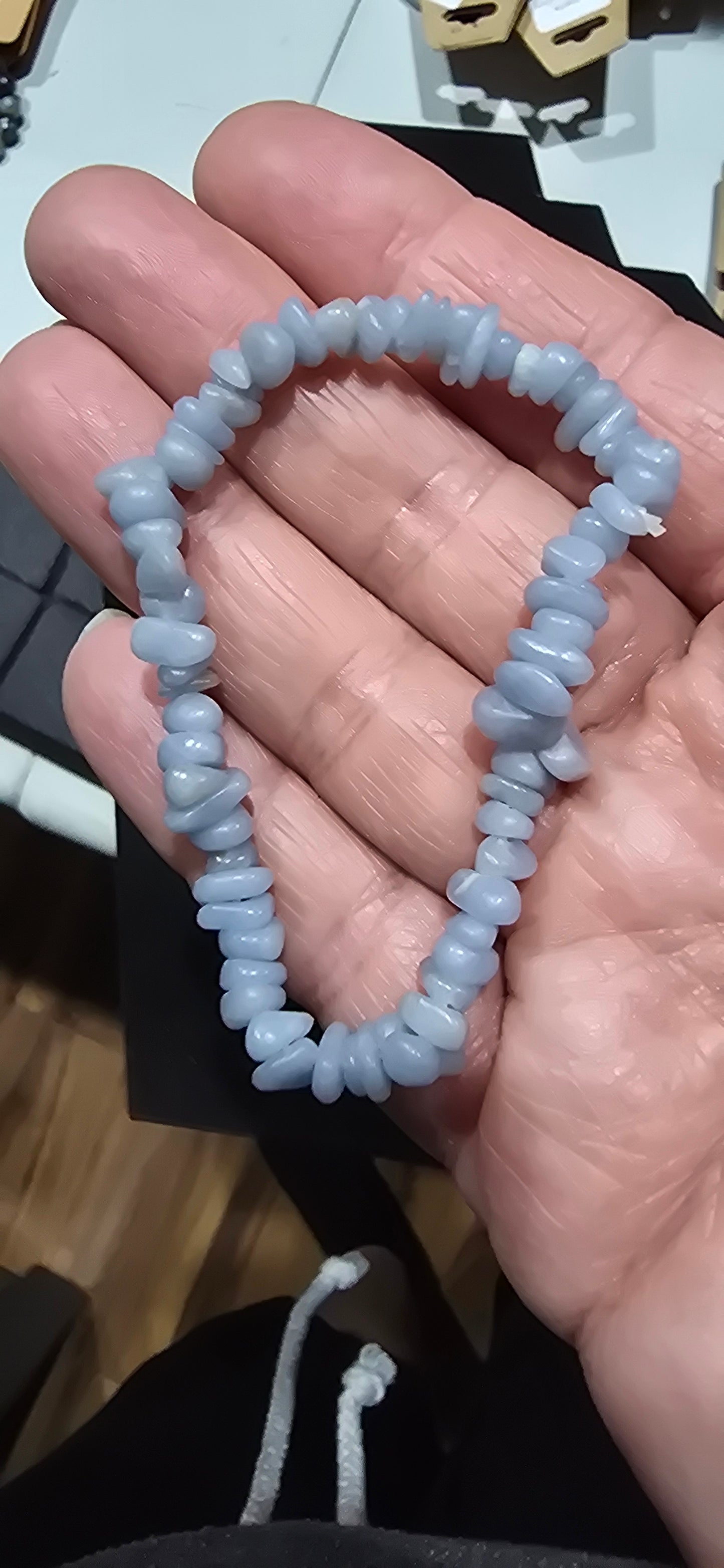 Angelite Chip Bracelet