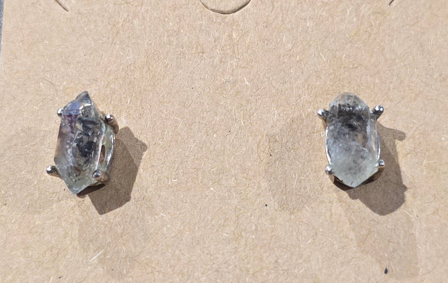 Herkimer Diamond Earrings – Natural Quartz Jewelry