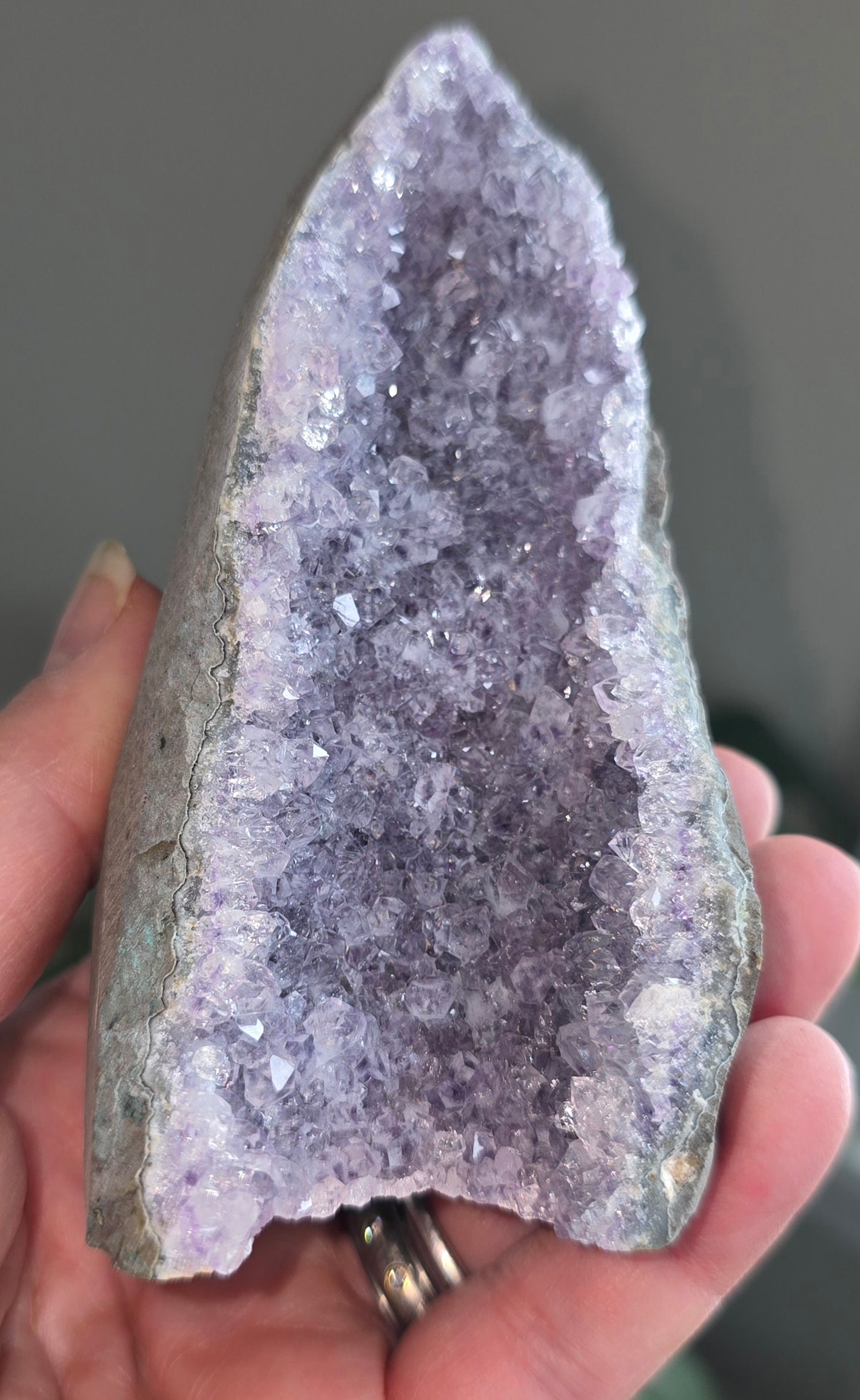 Rainbow Amethyst Cut Bases – Natural Stone from Uruguay