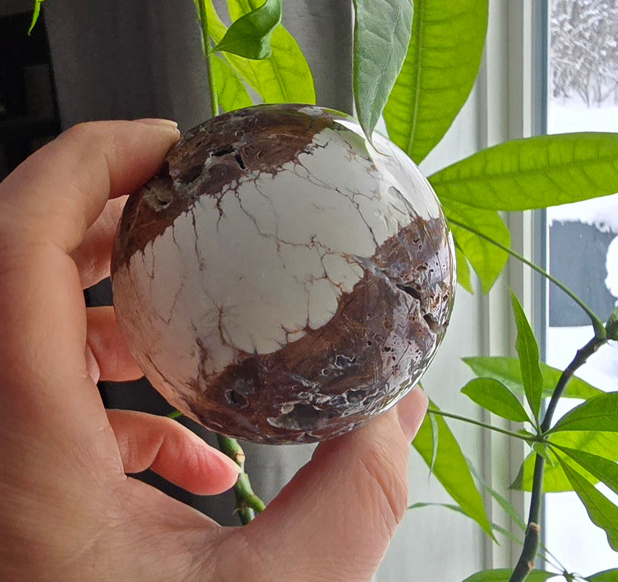 Wild Horse Manganese Natural Stone sphere