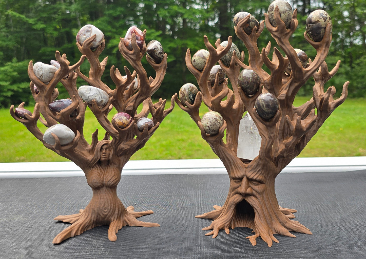 3D Printed Tumble Tree – Unique Crystal Display Décor