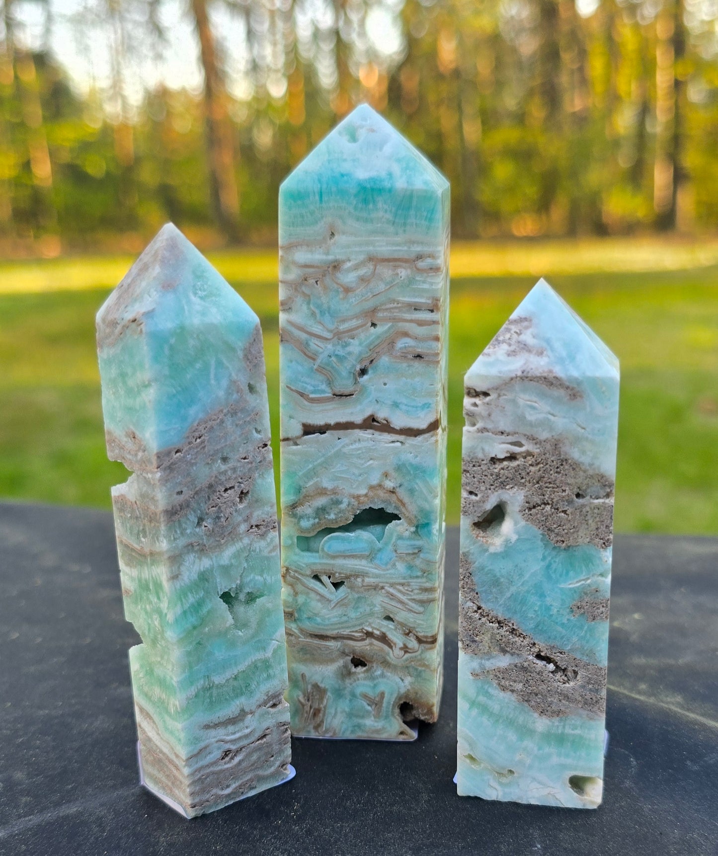 Aragonite Towers – Polished Natural Crystal