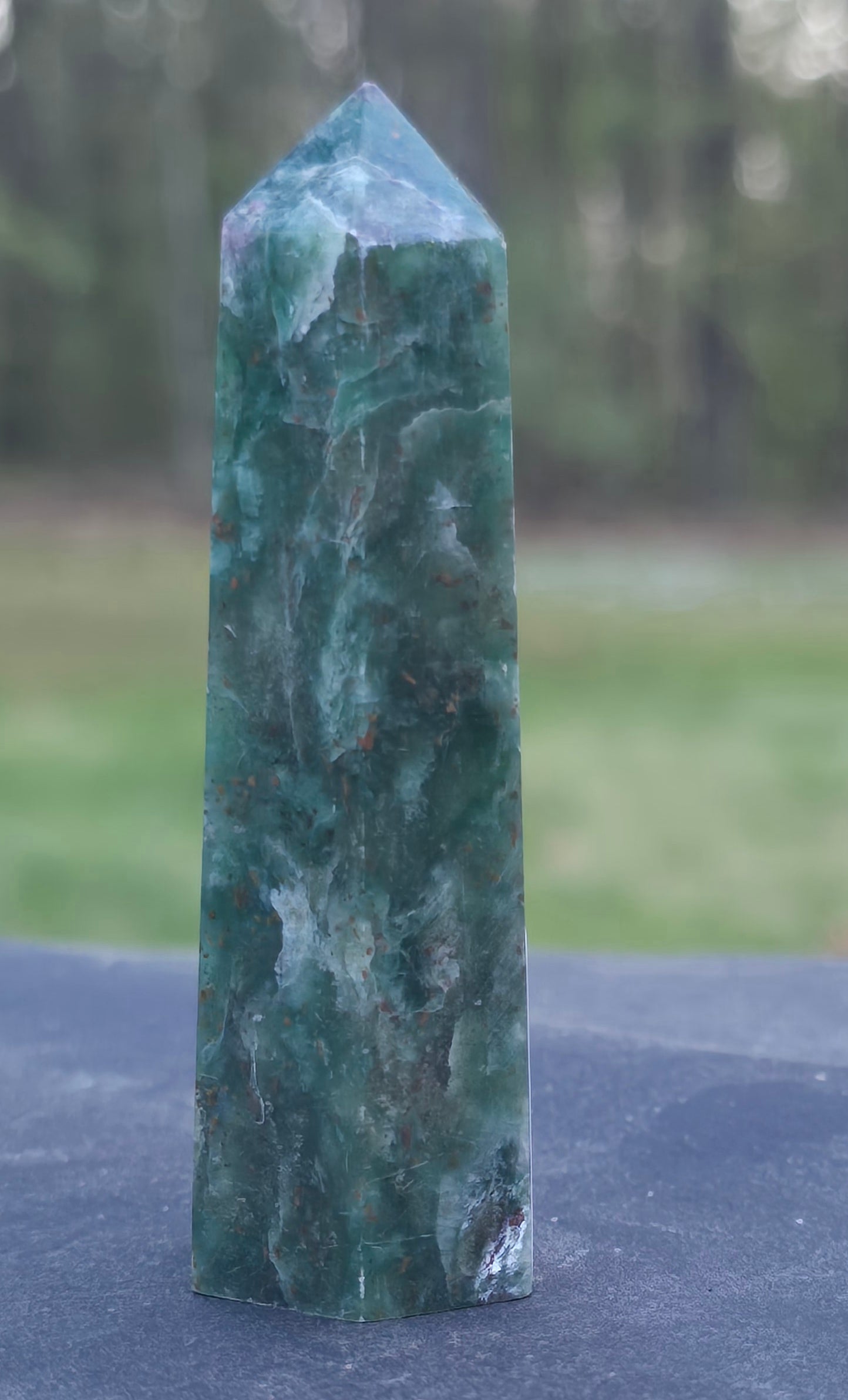 Ruby Fuchsite Towers – Polished Natural Stone