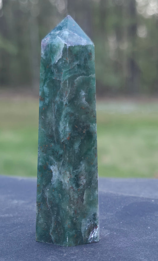 Ruby Fuchsite Towers – Polished Natural Stone