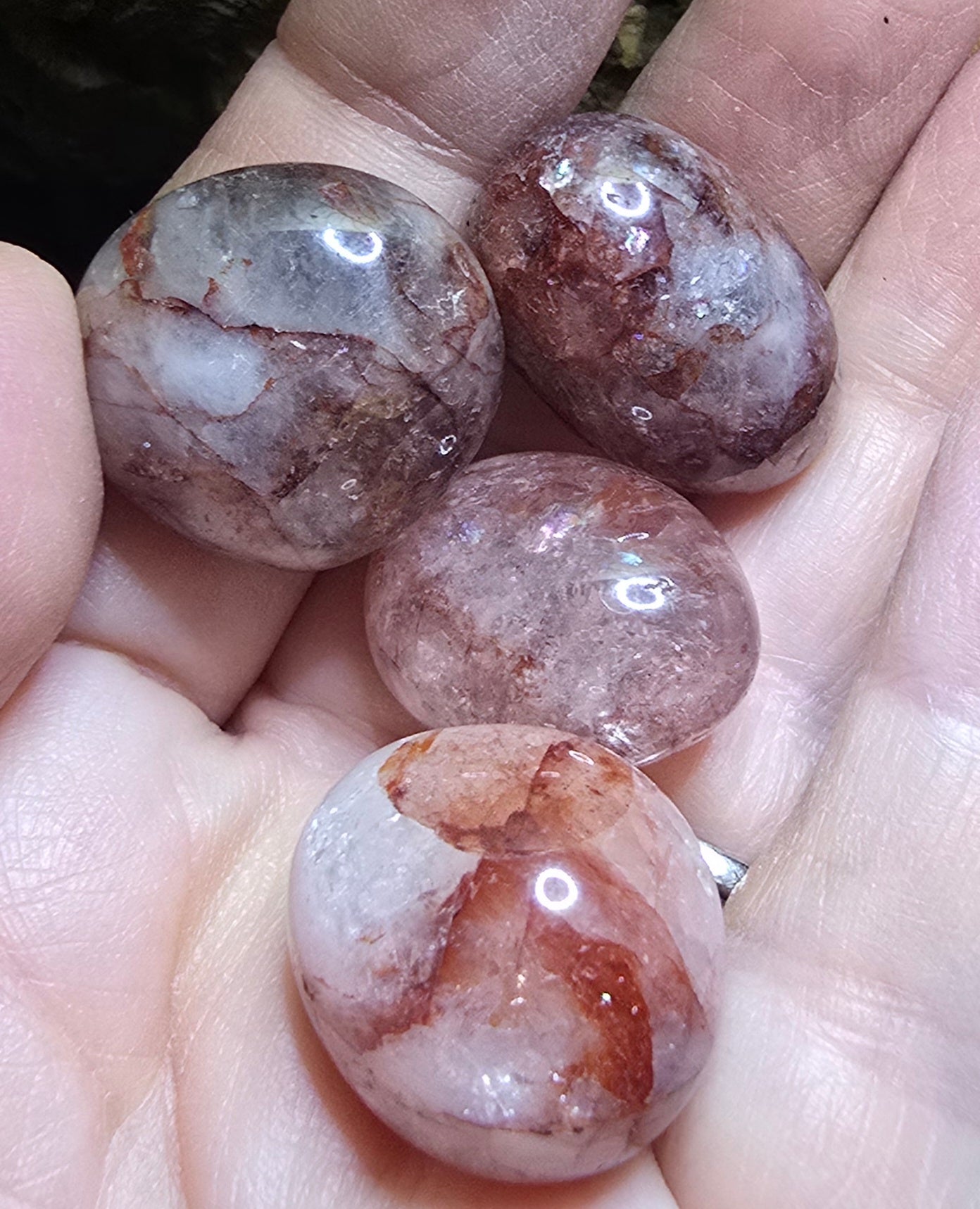 Fire Quartz Tumble Quartz tumble stone