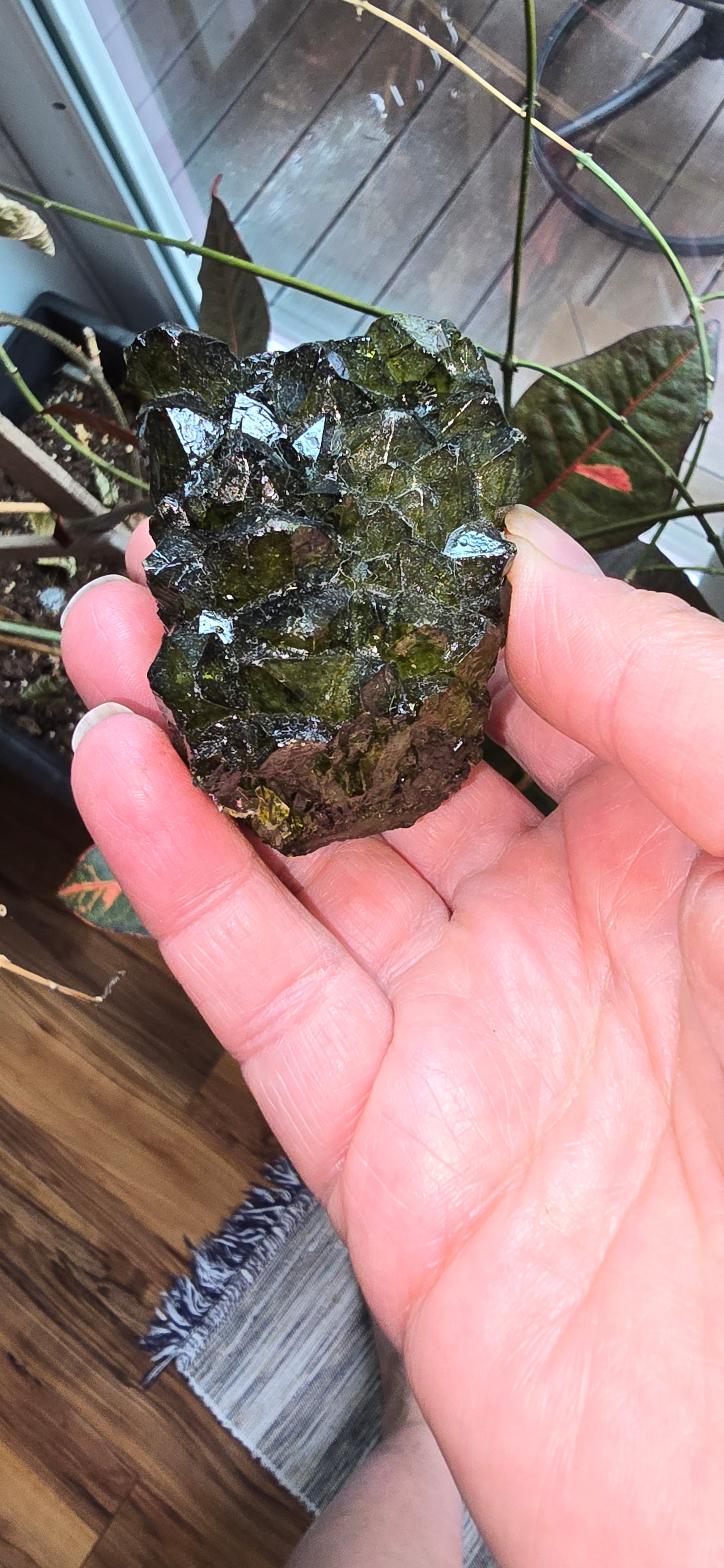 Dyed Green Quartz