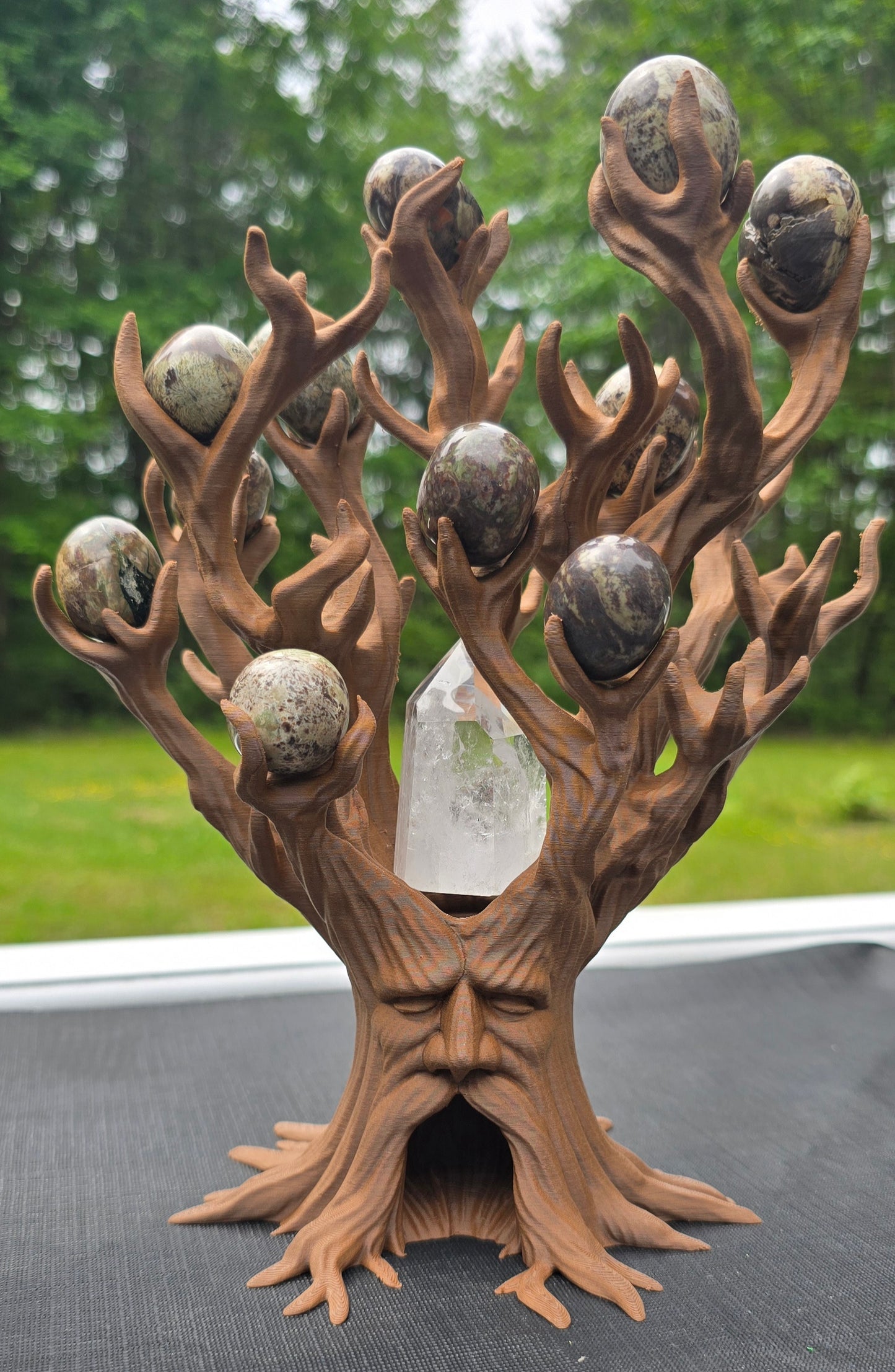 3D Printed Tumble Tree – Unique Crystal Display Décor