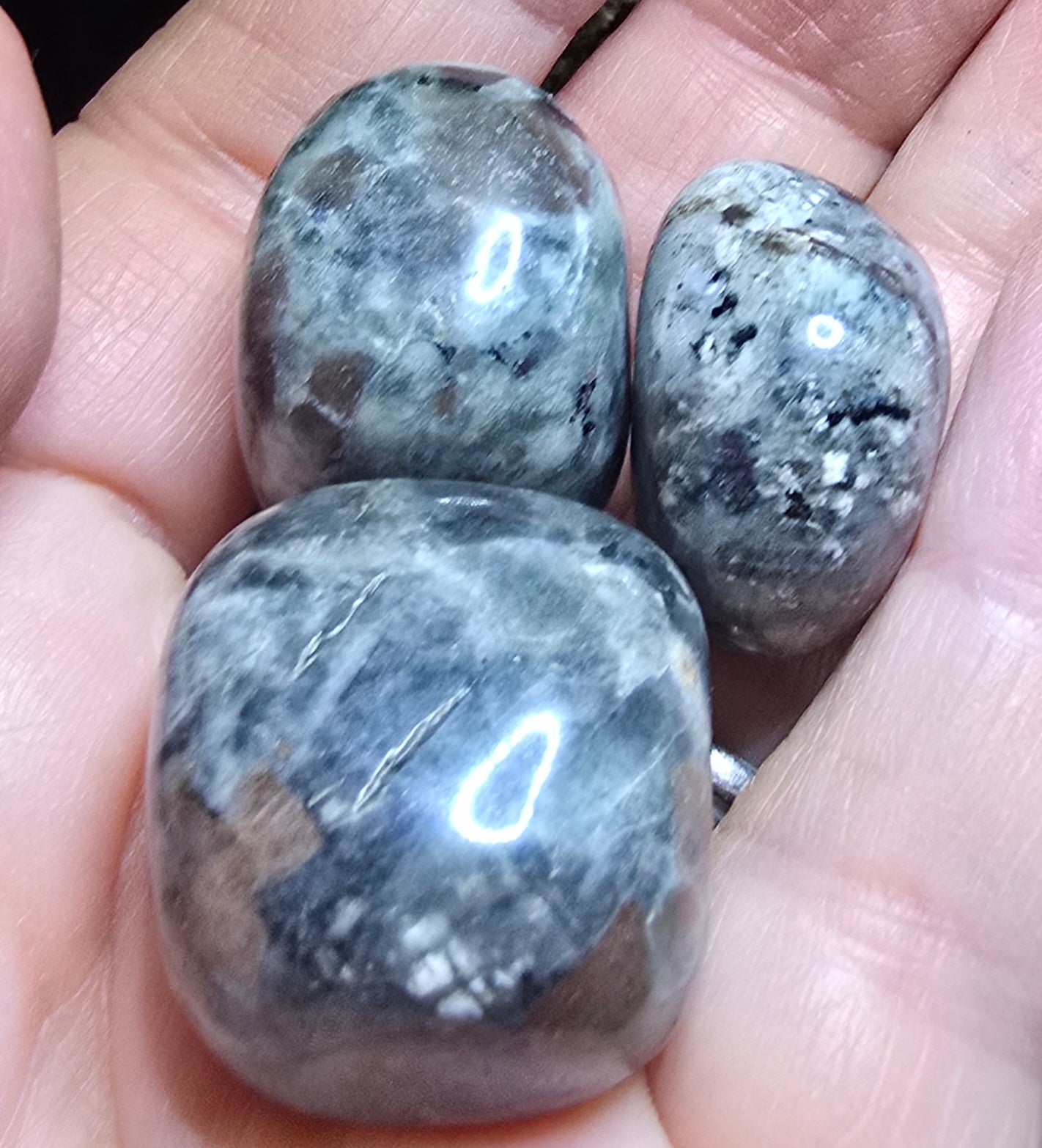 Flame Stone Yooperlite Tumbles – Natural Polished Stone
