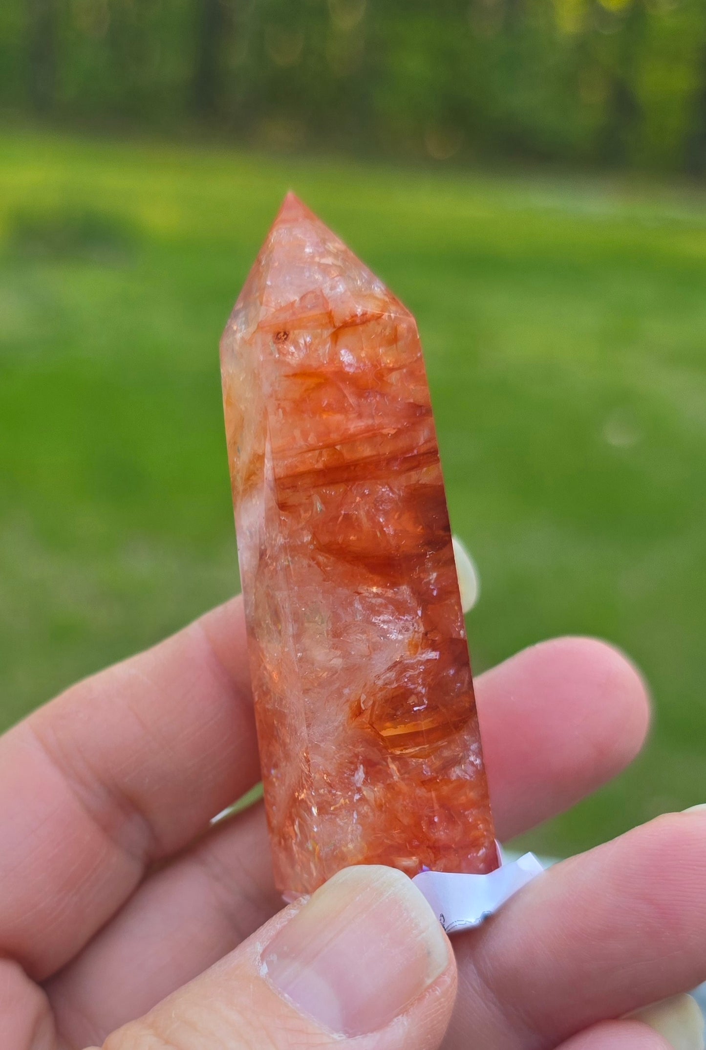 Hematite Fire Quartz Towers – Polished Natural Quartz