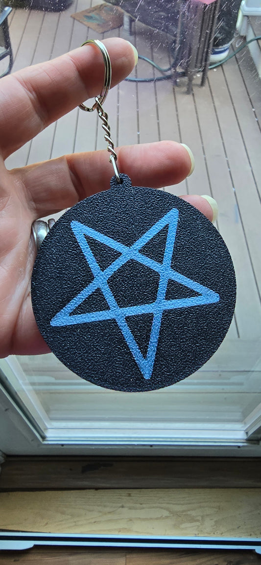 Pentagram  Keychain