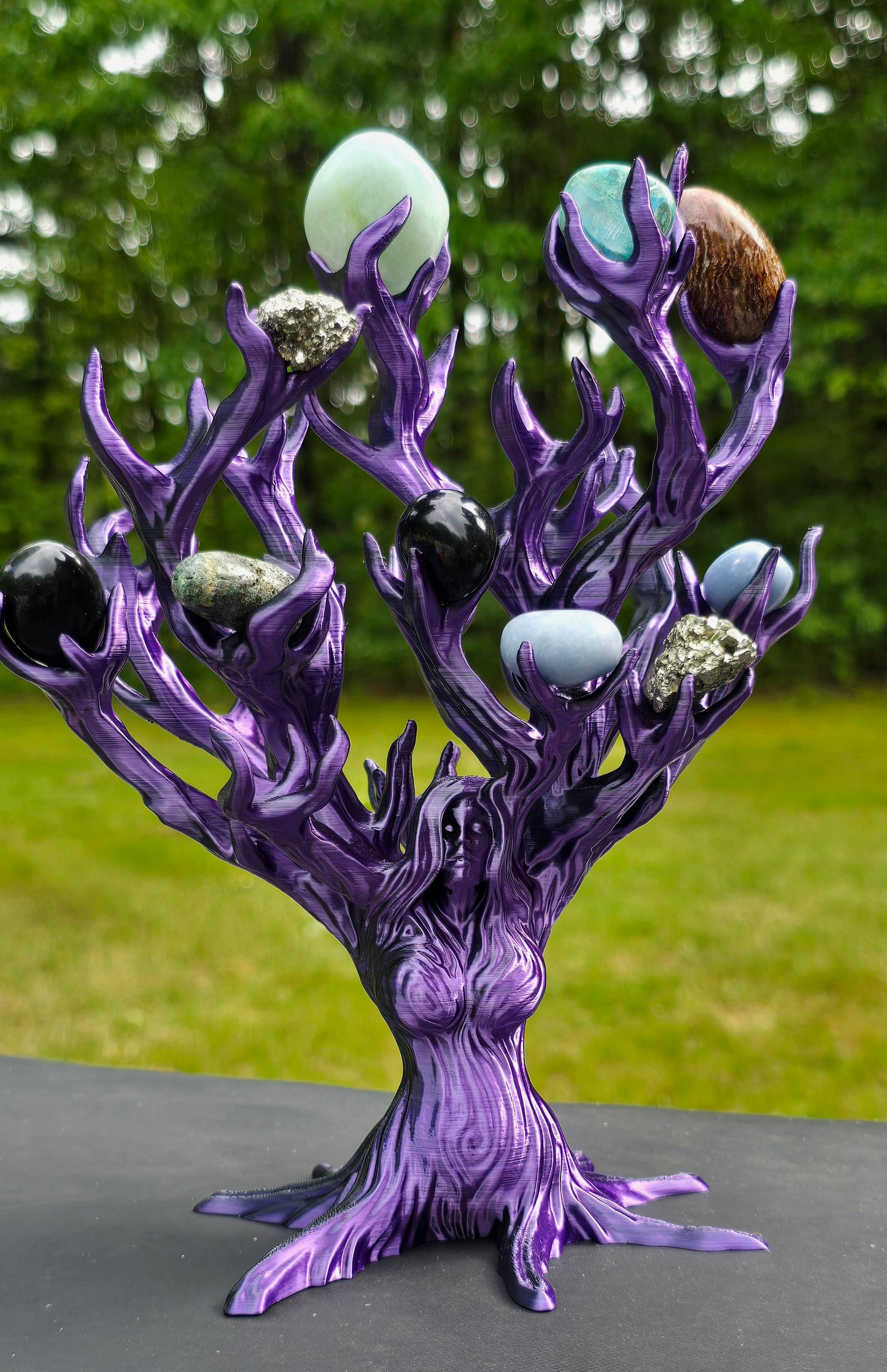 3D Printed Tumble Tree – Unique Crystal Display Décor