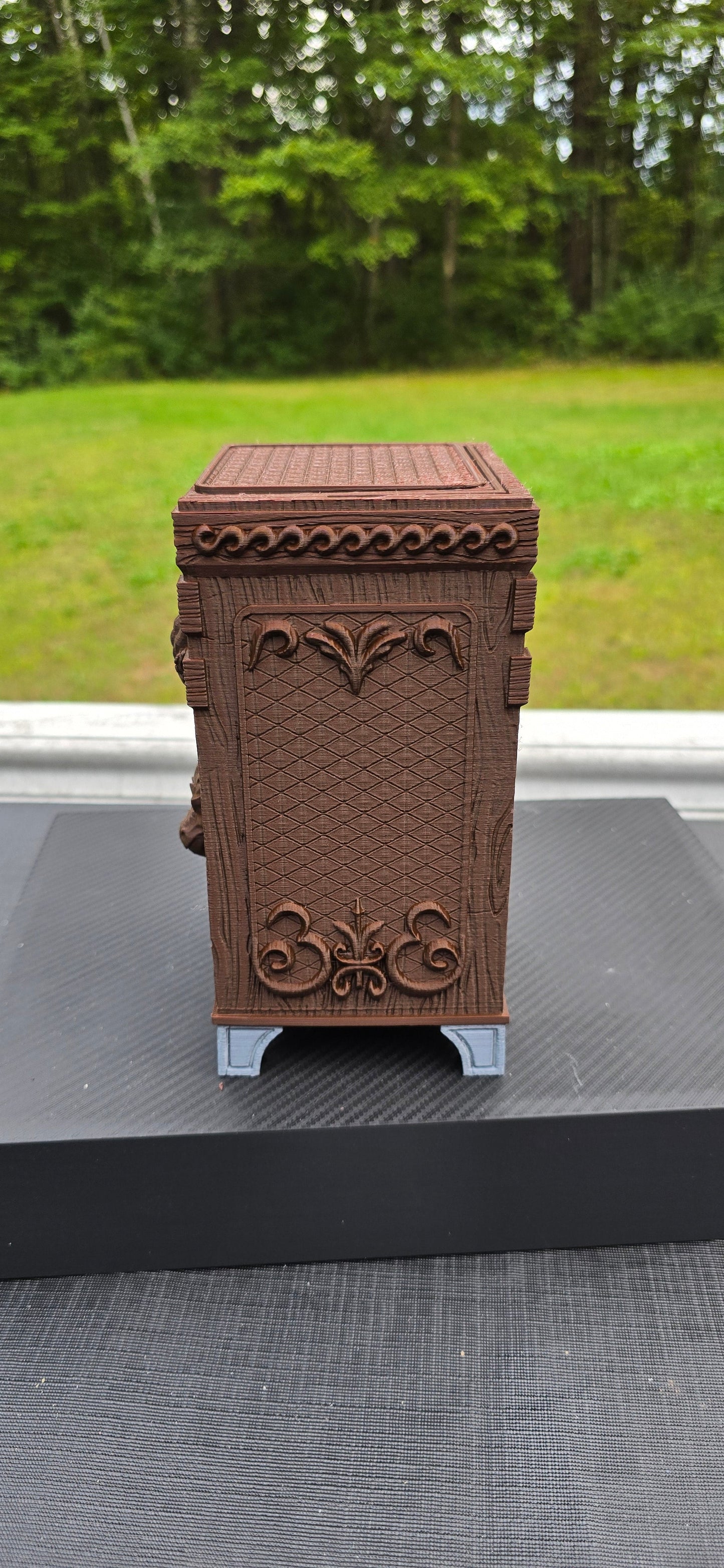 Tarot Card Deck Holder with Storage Compartment – 3D Printed Display Stand