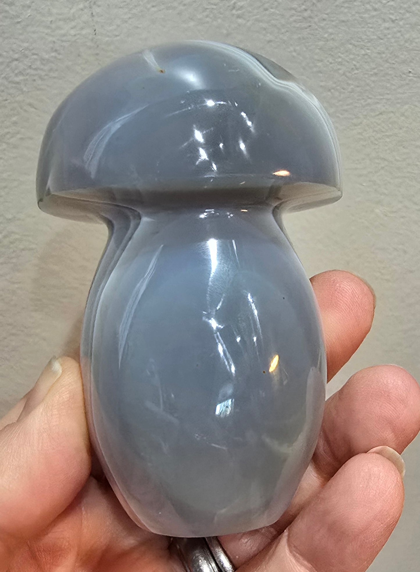 Agate Mushroom Carvings – Polished Natural Agate