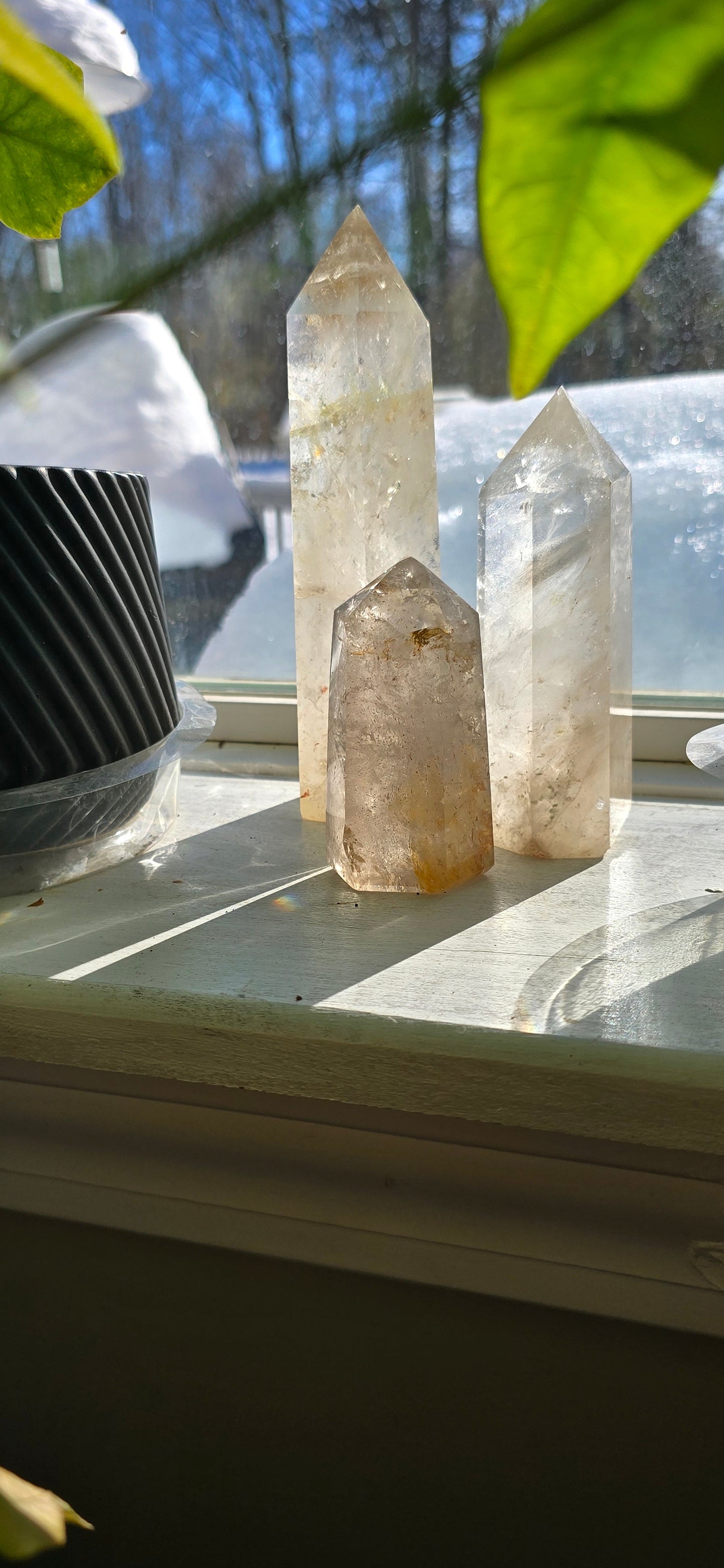 Clear Quartz Towers – Polished Natural Quartz