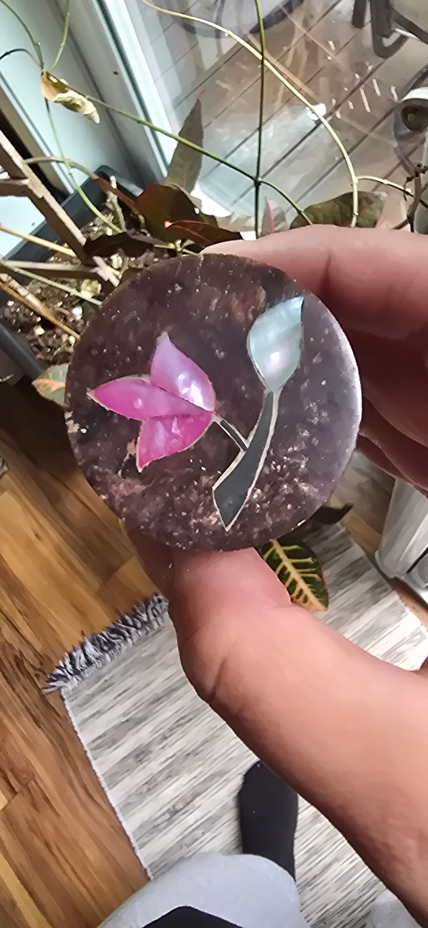 Small Round Soap Stone Trinket Boxes