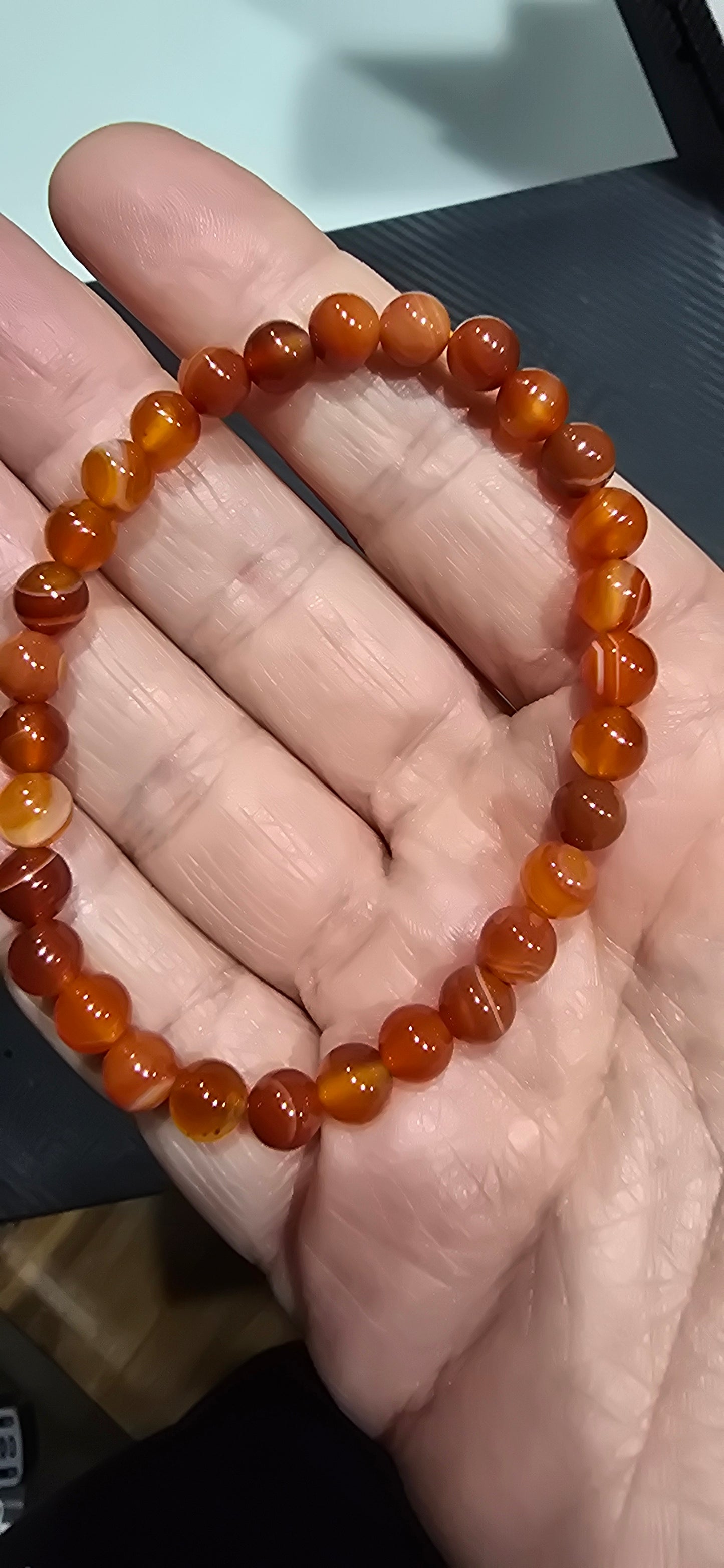 Carnelian 6mm Bracelet